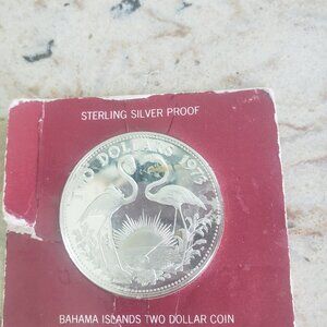 Sterling silver 2 dollar 1973 coin